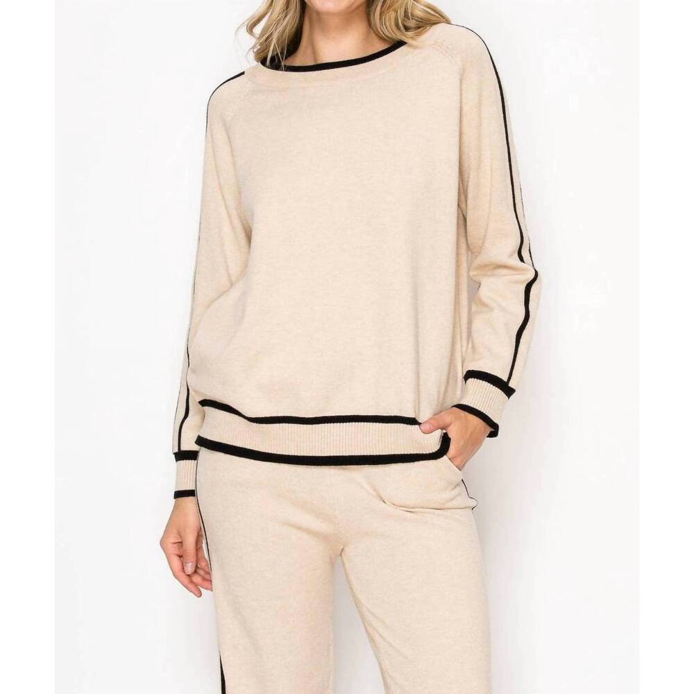NEW JOH salina knitted sweater top in khaki